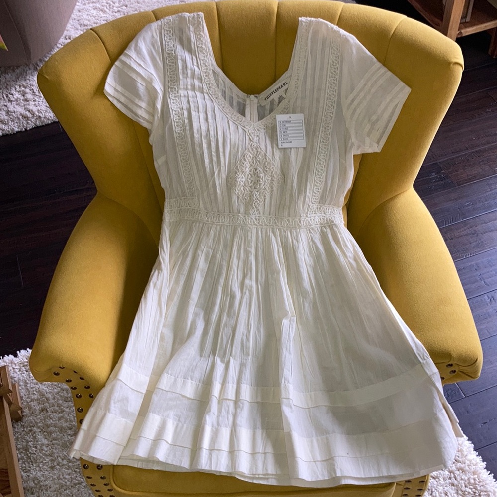 Cream colored dress